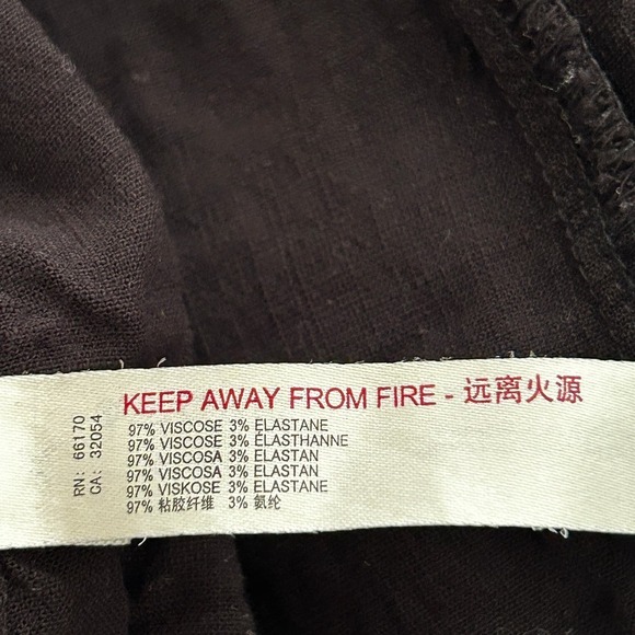 Free People Back on Track Cami S Black Top Blouse Shirt Women's - Picture 5 of 9